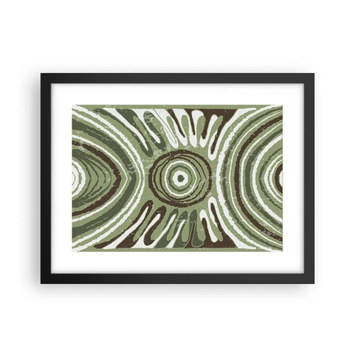 Affiche dans un cadre noir - Poster - Une explosion d'émotions - 40x30 cm