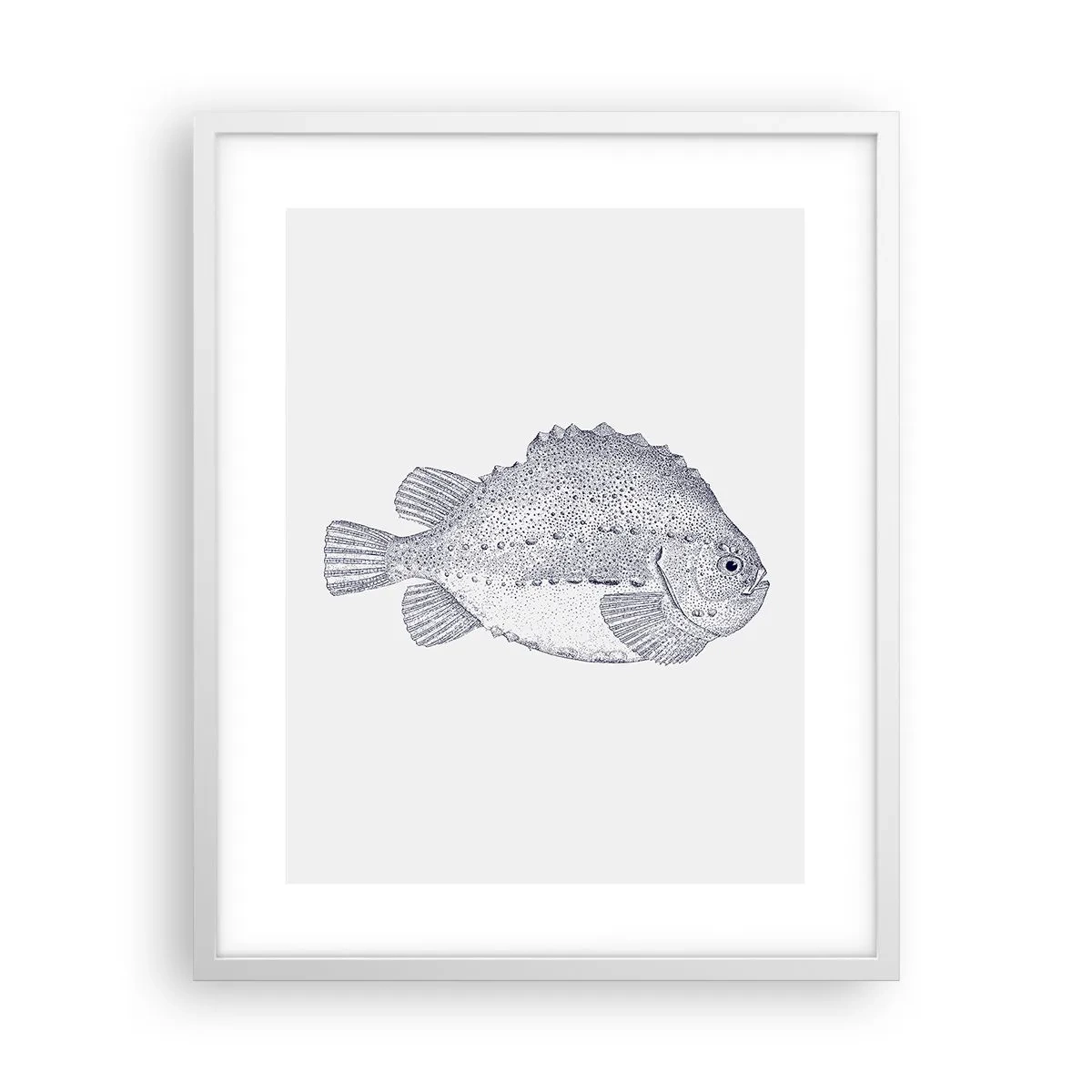 Affiche dans un cadre blanc - Poster - Pour l'album du naturaliste - 40x50 cm