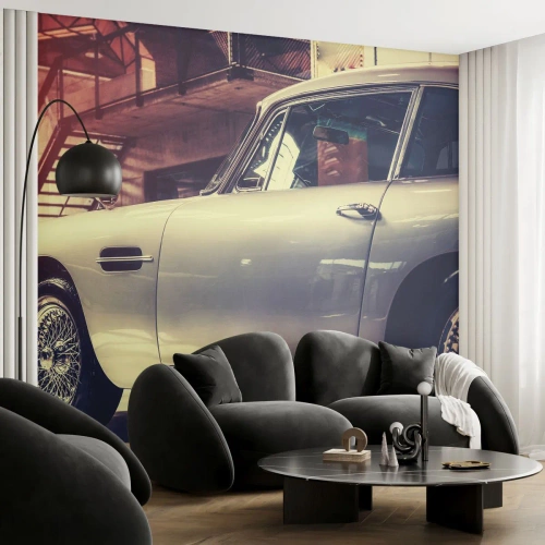Papier Peint Autocollant Deluxe Sticker - Les classiques ne vieillissent pas - Voiture, Automobile, Ancien - 100x70 cm