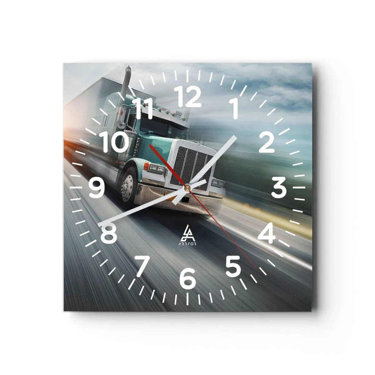 Horloge murale - Pendule murale - Le géant américain est en fuite - 40x40 cm