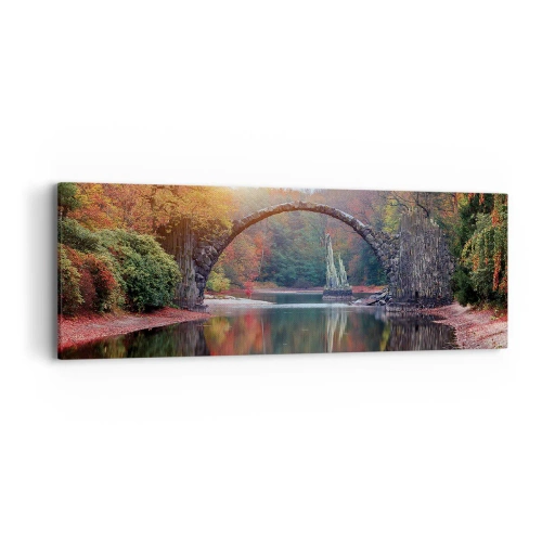 Impression sur toile - Image sur toile - De l'autre cote du miroir - 90x30 cm