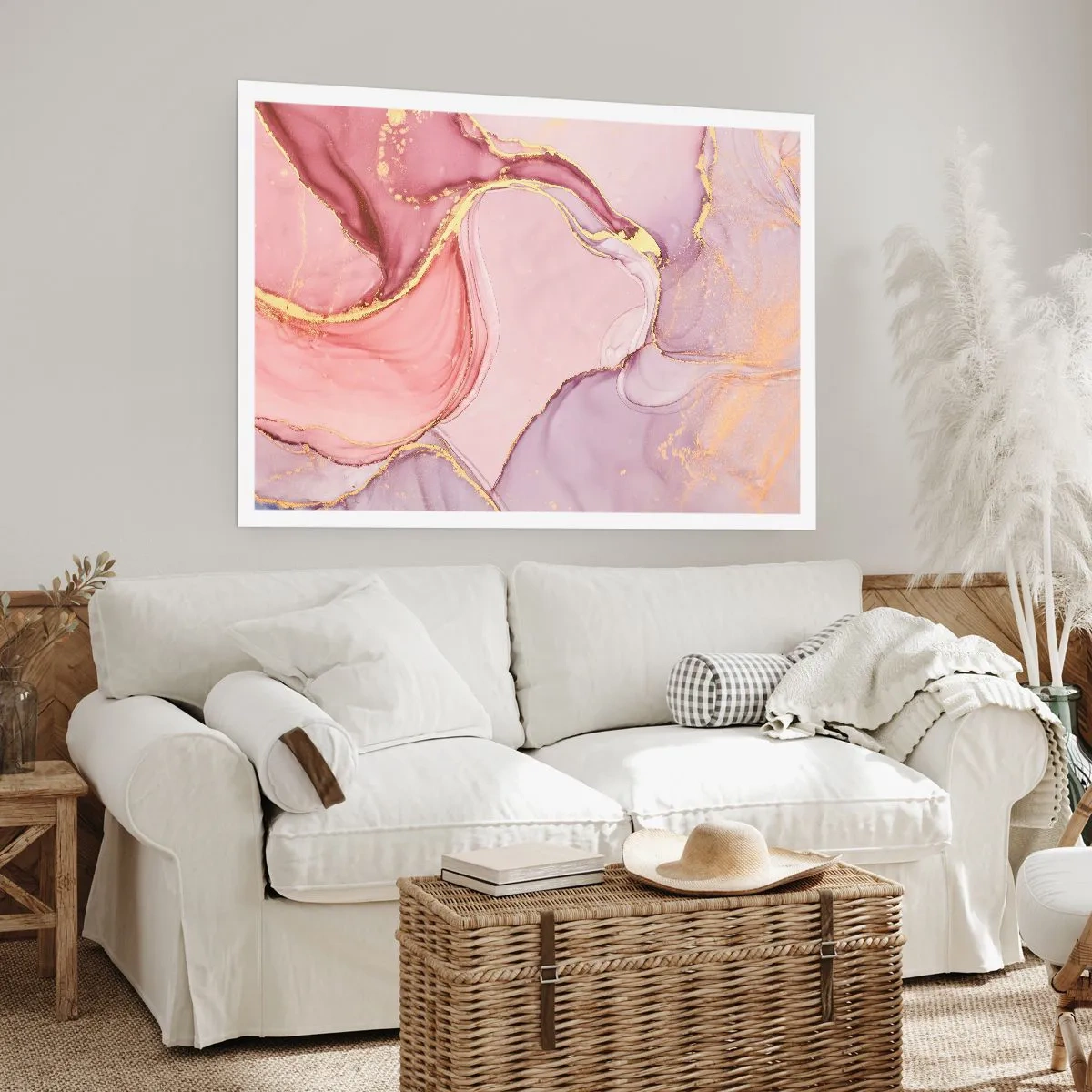 Affiche - Poster - Caresse de couleurs - 70x50 cm