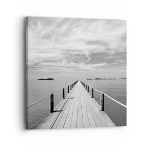 Impression sur toile - Image sur toile - Et peut-être un voyage... - 40x40 cm