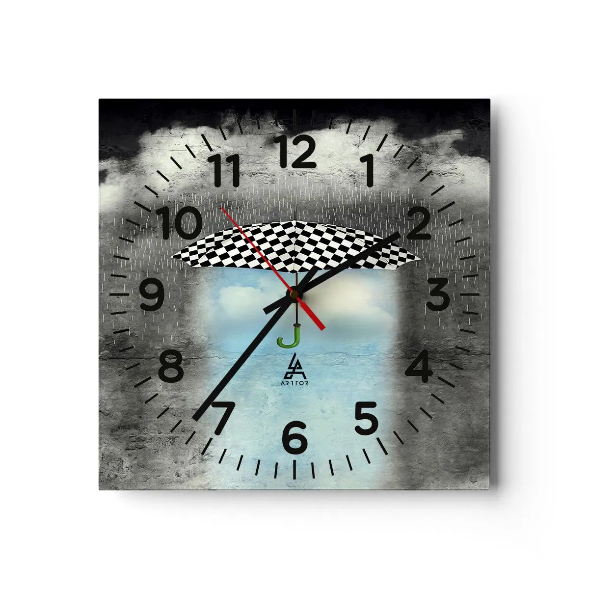 Horloge murale - Pendule murale - Et pourtant c'est possible - 40x40 cm