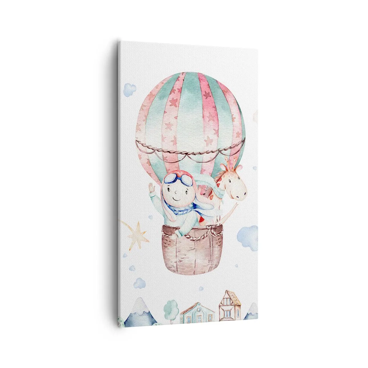 Impression sur toile - Image sur toile - Nous serons de retour bientôt! - 55x100 cm