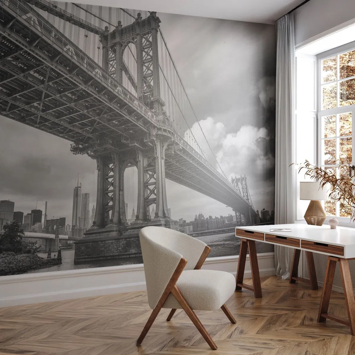 Papier Peint Photo Standard Eco - Au coeur de la ville - New York, Ville, Manhattan - 400x280 cm