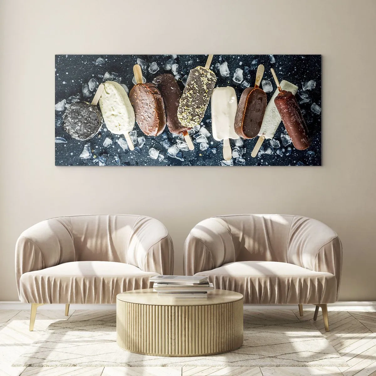 Impression sur verre - Image sur verre - Le goût de l'été chaud - 100x40 cm