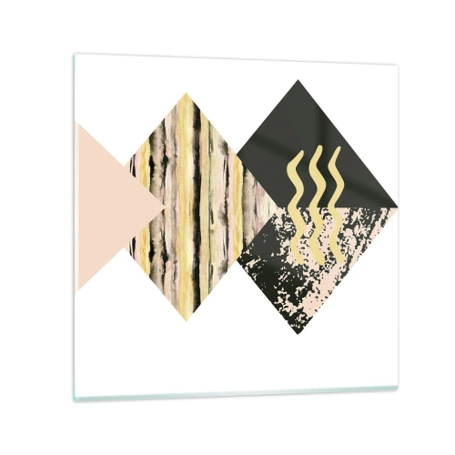 Impression sur verre - Image sur verre - Pas si simple - 30x30 cm