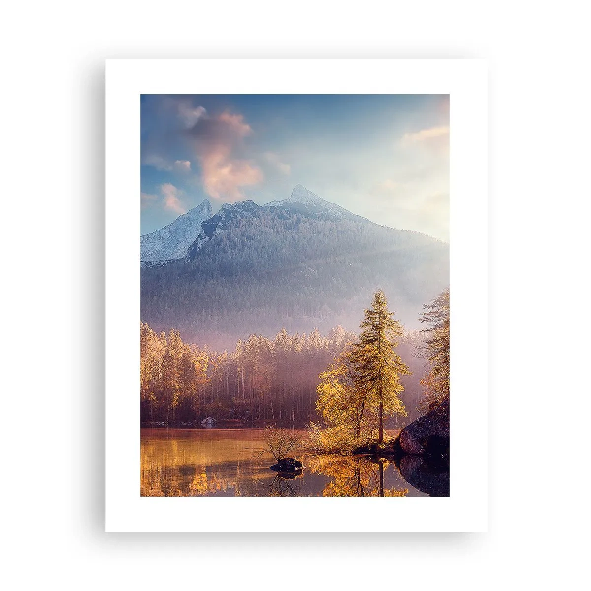 Affiche - Poster - Dans les montagnes et les vallées - 40x50 cm