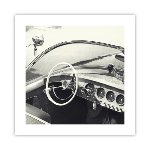 Affiche - Poster - Temps pour riche - 40x40 cm