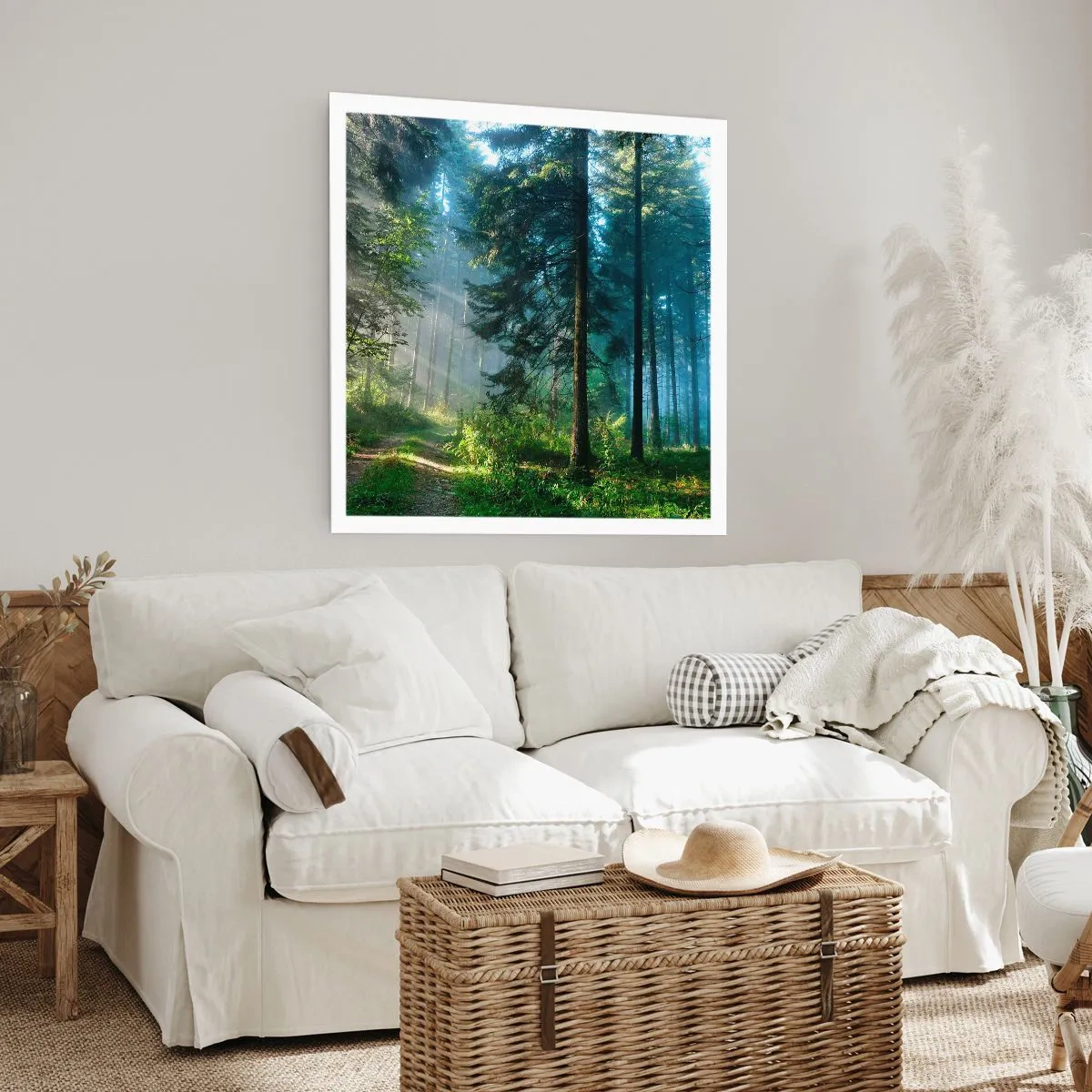 Affiche - Poster - Rayonnant le matin - 40x40 cm