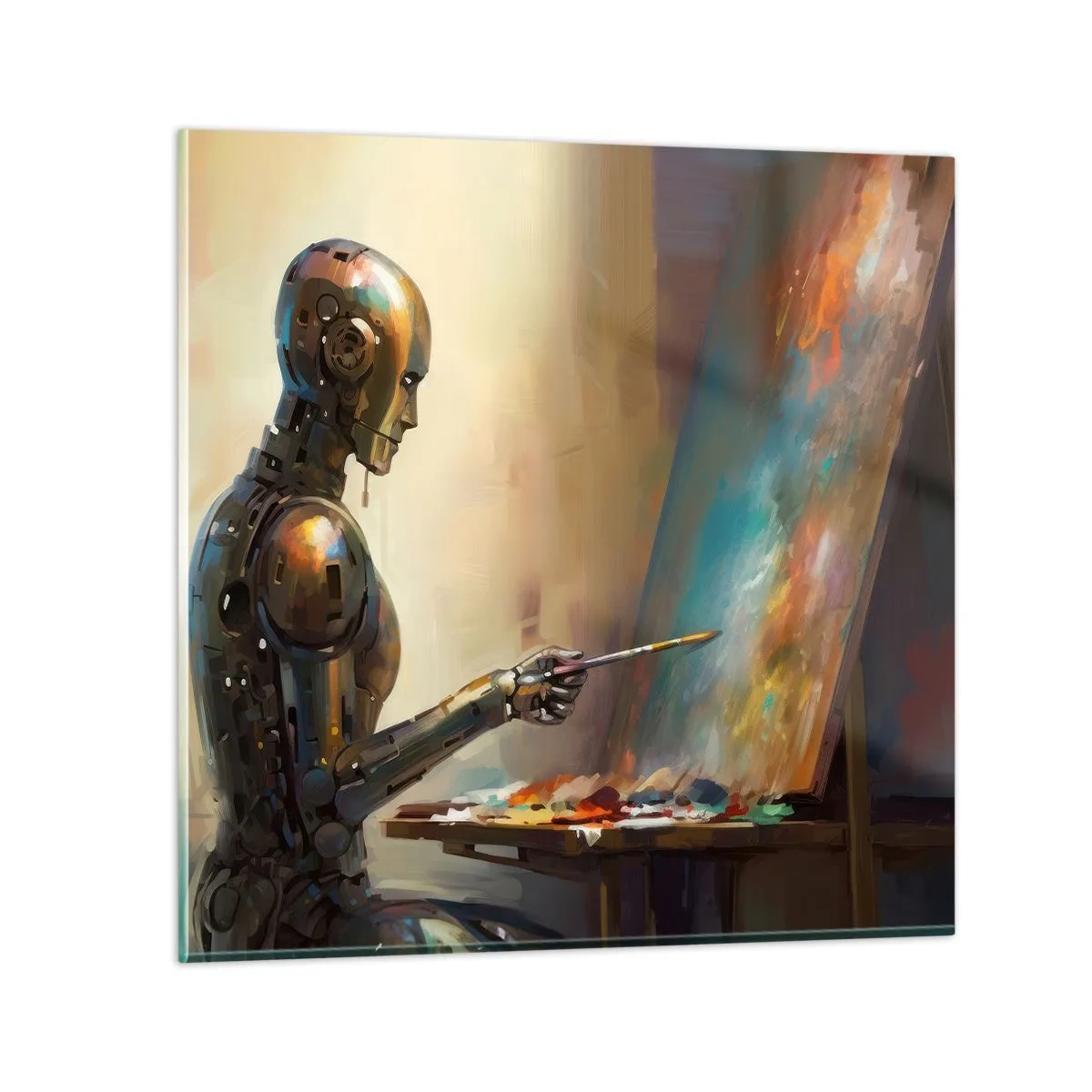 Impression sur verre - Image sur verre - L'art du futur - 40x40 cm