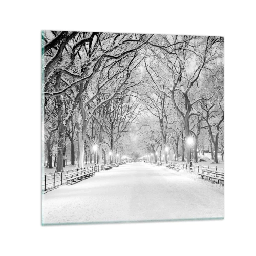 Impression sur verre - Image sur verre - Les quatres saisons – l’hiver - 30x30 cm