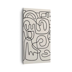 Impression sur toile - Image sur toile - Suivez les indices - 55x100 cm