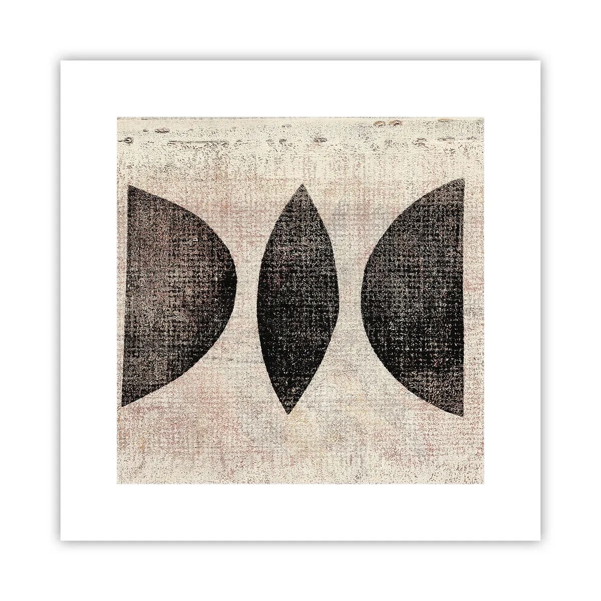 Affiche - Poster - Abstraction ethnique - 30x30 cm