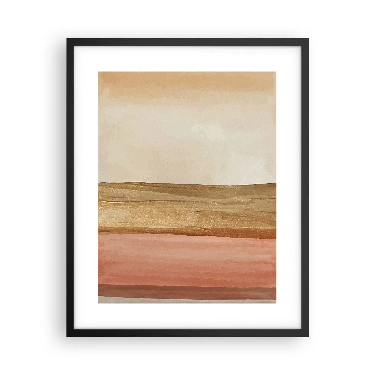 Affiche dans un cadre noir - Poster - Composition verticale - 40x50 cm