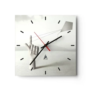 Horloge murale - Pendule murale - Épreuve de force - 40x40 cm