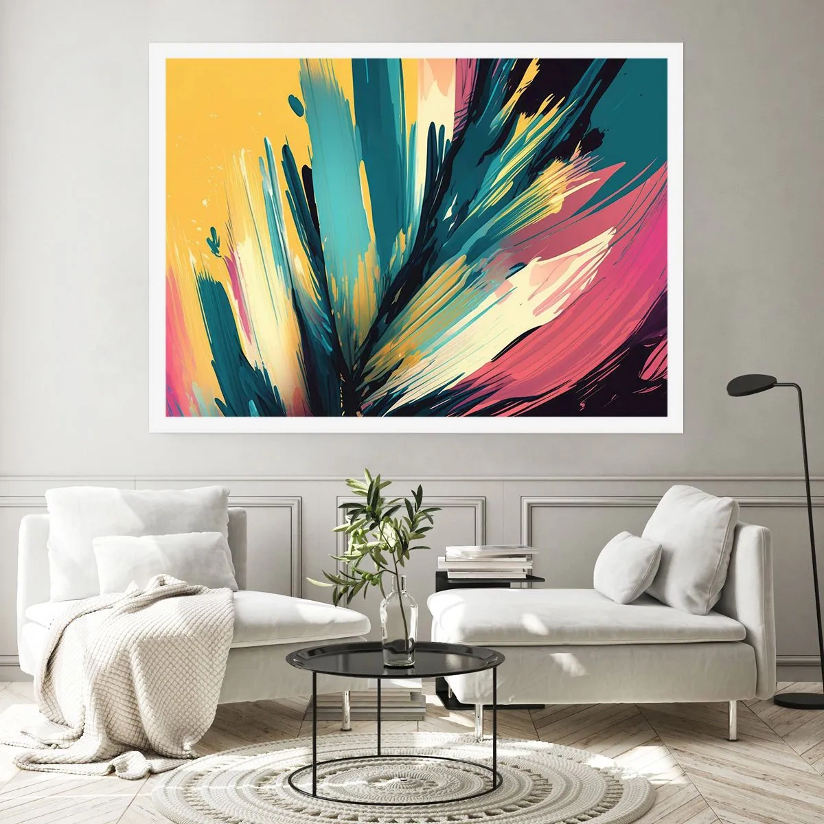 Affiche - Poster - Composition – une explosion de joie - 40x30 cm