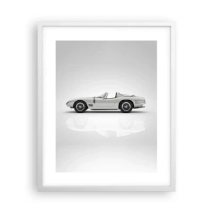 Affiche dans un cadre blanc - Poster - Promesse de plaisir - 40x50 cm