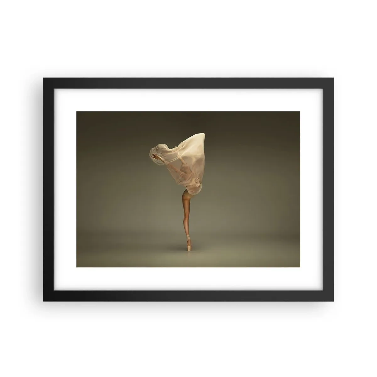 Affiche dans un cadre noir - Poster - Il va bientôt s'envoler - 40x30 cm