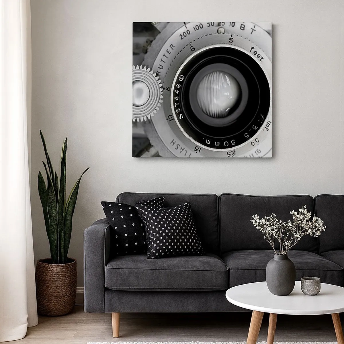 Impression sur toile - Image sur toile - Histoire d'Hollywood - 30x30 cm