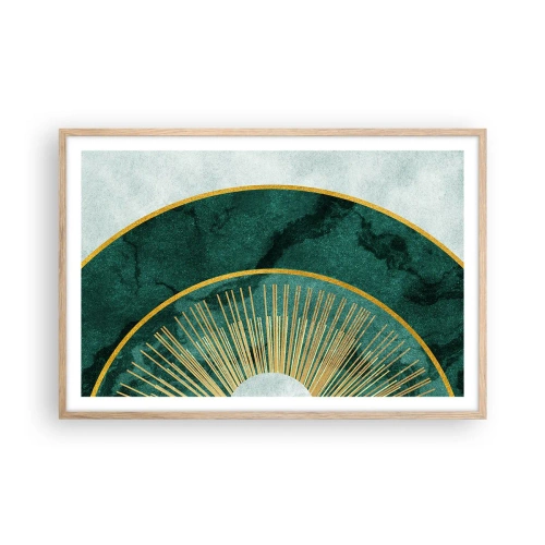 Affiche dans un chêne clair - Poster - Un autre système solaire - 91x61 cm