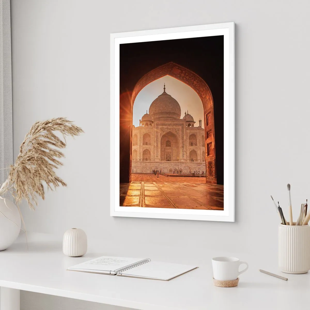 Affiche dans un cadre blanc - Poster - Un monument à l'amour surnaturel - 40x50 cm