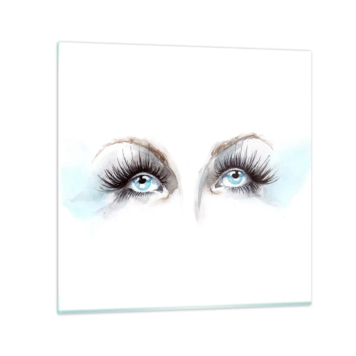 Impression sur verre - Image sur verre - Yeux d'ange? - 30x30 cm