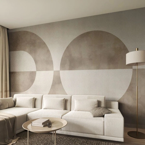 Papier Peint Photo Premium Canvas - Similitudes et différences - Minimalisme, Brillant, Formes - 200x140 cm
