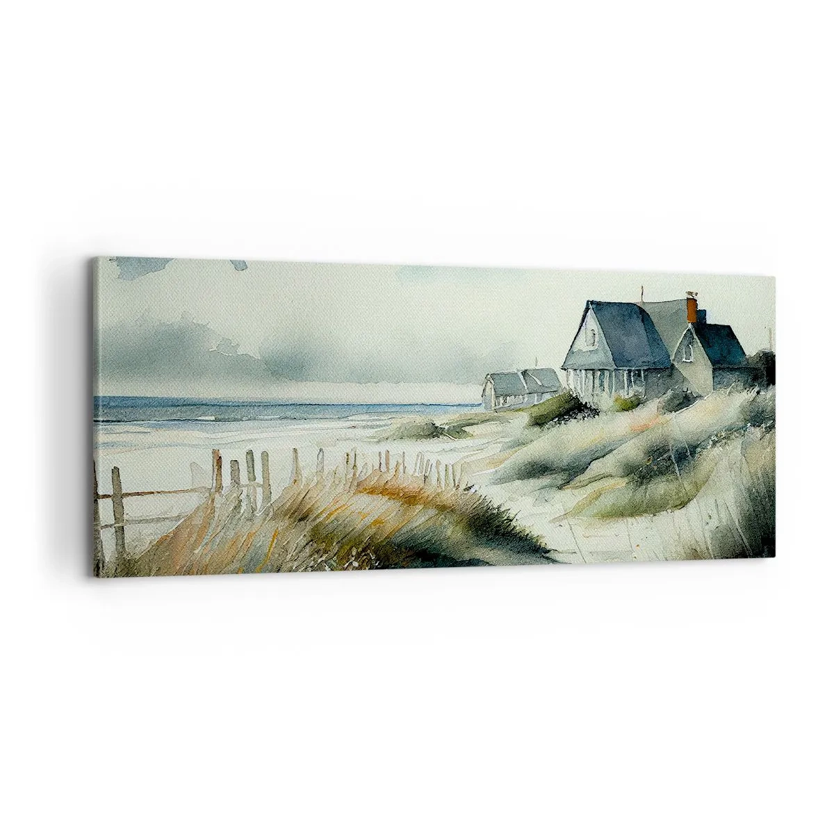 Impression sur toile - Image sur toile - Loin de l'agitation - 100x40 cm
