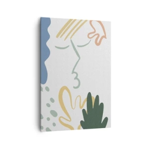 Impression sur toile - Image sur toile - Baiser de fleurs - 70x100 cm