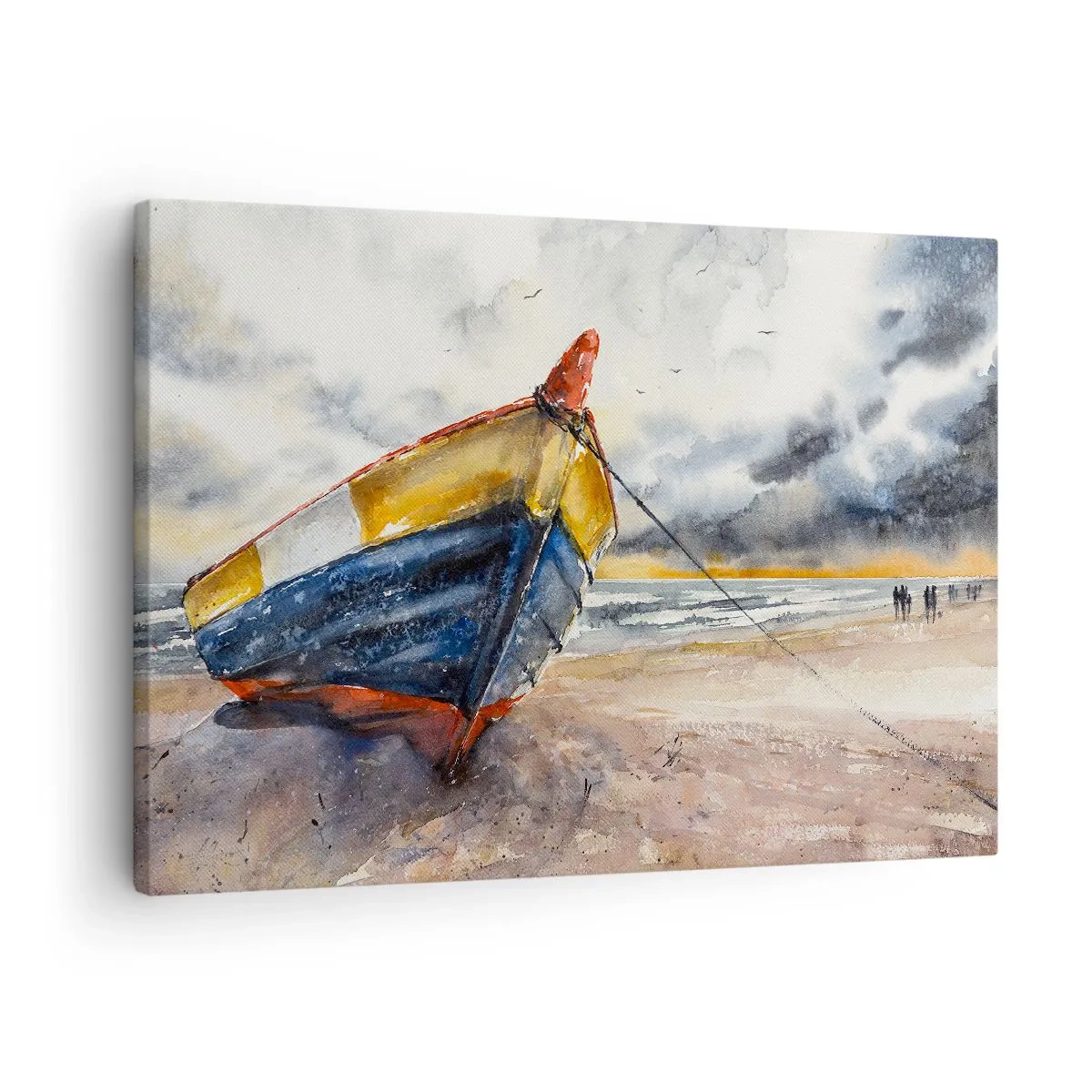 Impression sur toile - Image sur toile - Repos sur le rivage - 70x50 cm