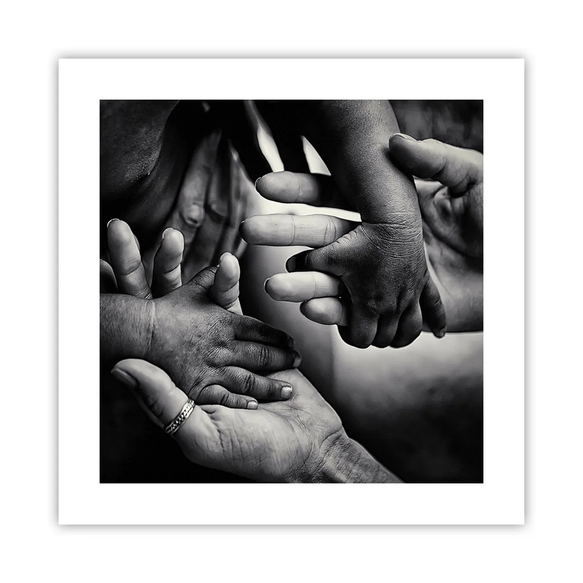 Affiche - Poster - Être humain - 40x40 cm