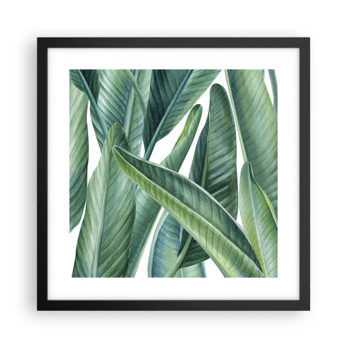 Affiche dans un cadre noir - Poster - La nature face à elle-même - 40x40 cm
