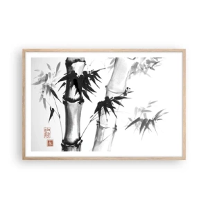 Affiche dans un chêne clair - Poster - Gros plan sur l'orient - 91x61 cm