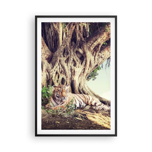 Affiche dans un cadre noir - Poster - Vue du Livre de la Genèse - 61x91 cm