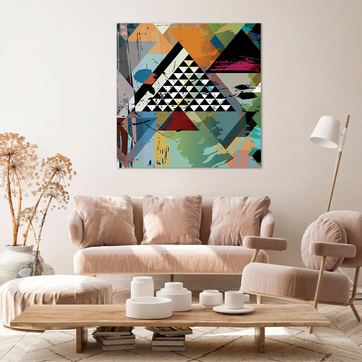 Impression sur toile - Image sur toile - Comme c'est facile - 40x40 cm
