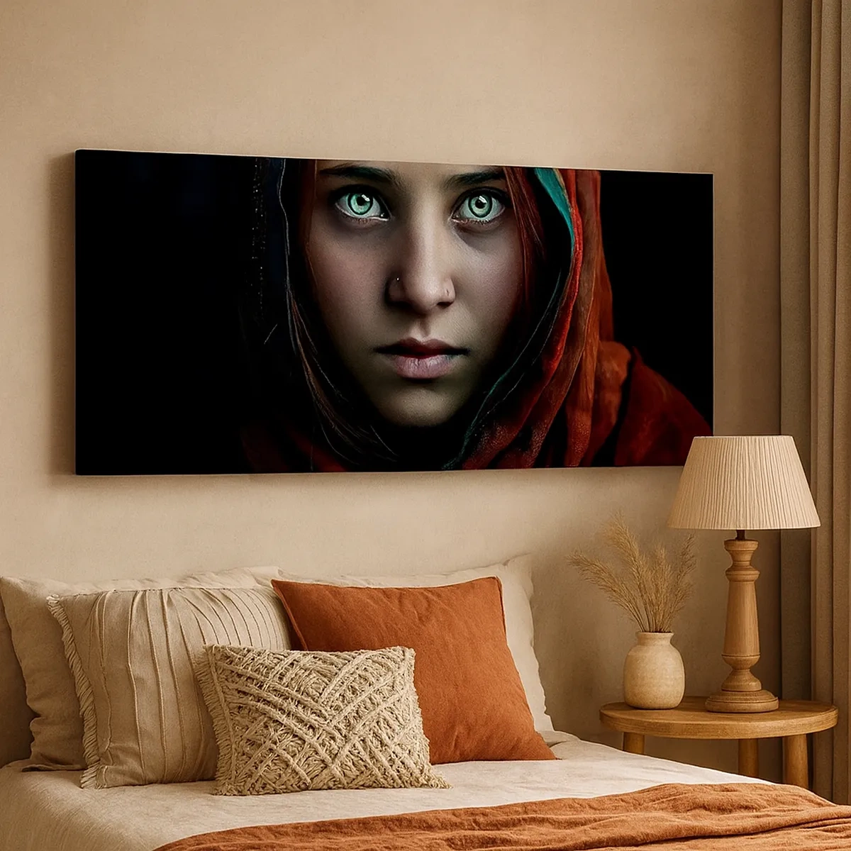 Impression sur toile - Image sur toile - Princesse orientale - 30x30 cm