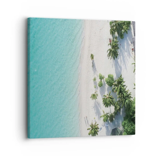 Impression sur toile - Image sur toile - Vacances au paradis - 30x30 cm