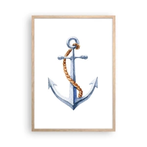 Affiche dans un chêne clair - Poster - Ah l'aventure ! - 50x70 cm