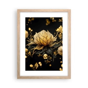 Affiche dans un chêne clair - Poster - Fragilité subtile - 30x40 cm