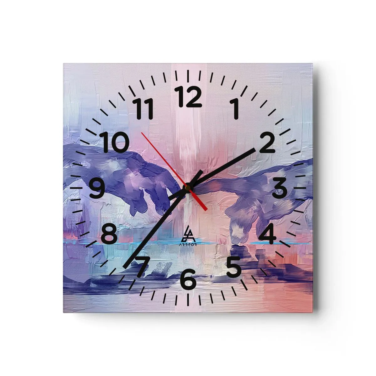 Horloge murale - Pendule murale - Divine étincelle de vie - 30x30 cm