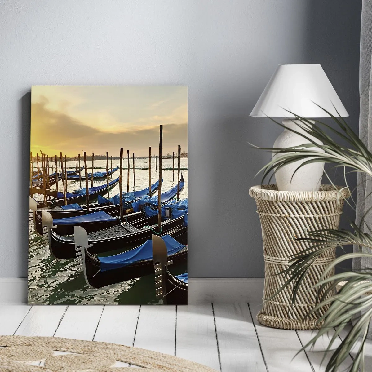 Impression sur toile - Image sur toile - Avant que le vacarme n'arrive - 45x80 cm