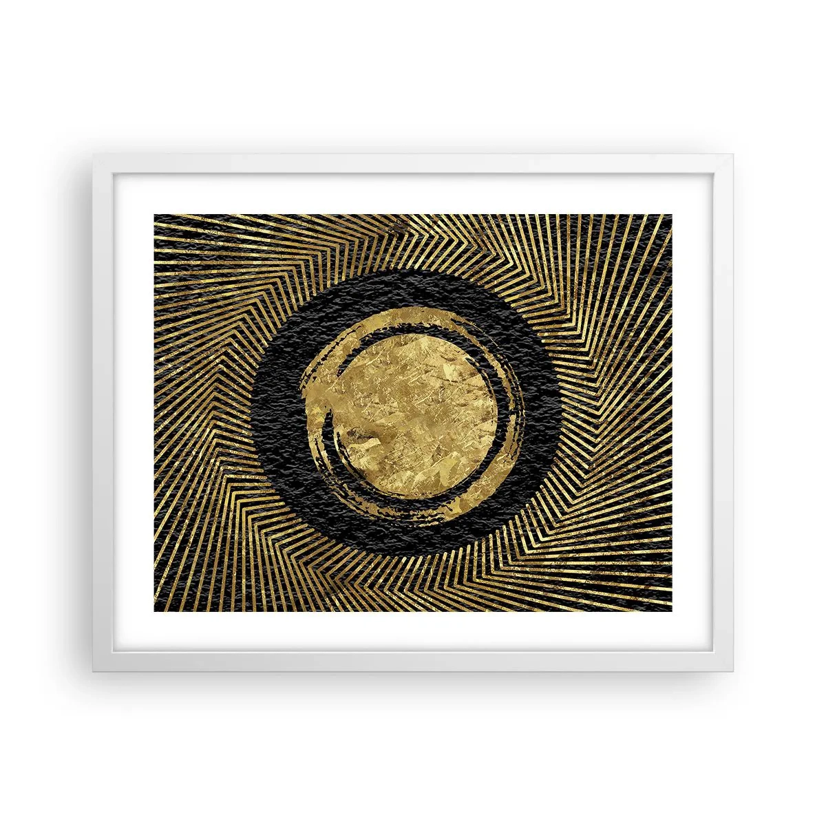 Affiche dans un cadre blanc - Poster - Composition glamour - 50x40 cm