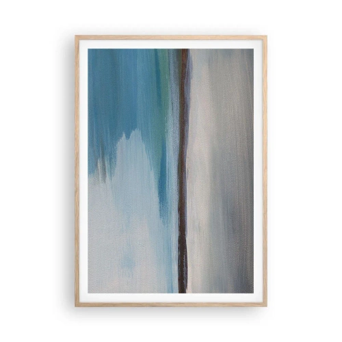 Affiche dans un chêne clair - Poster - Paysage horizontal - 70x100 cm