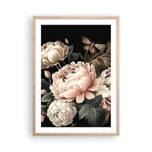 Affiche dans un chêne clair - Poster - De style baroque - 50x70 cm