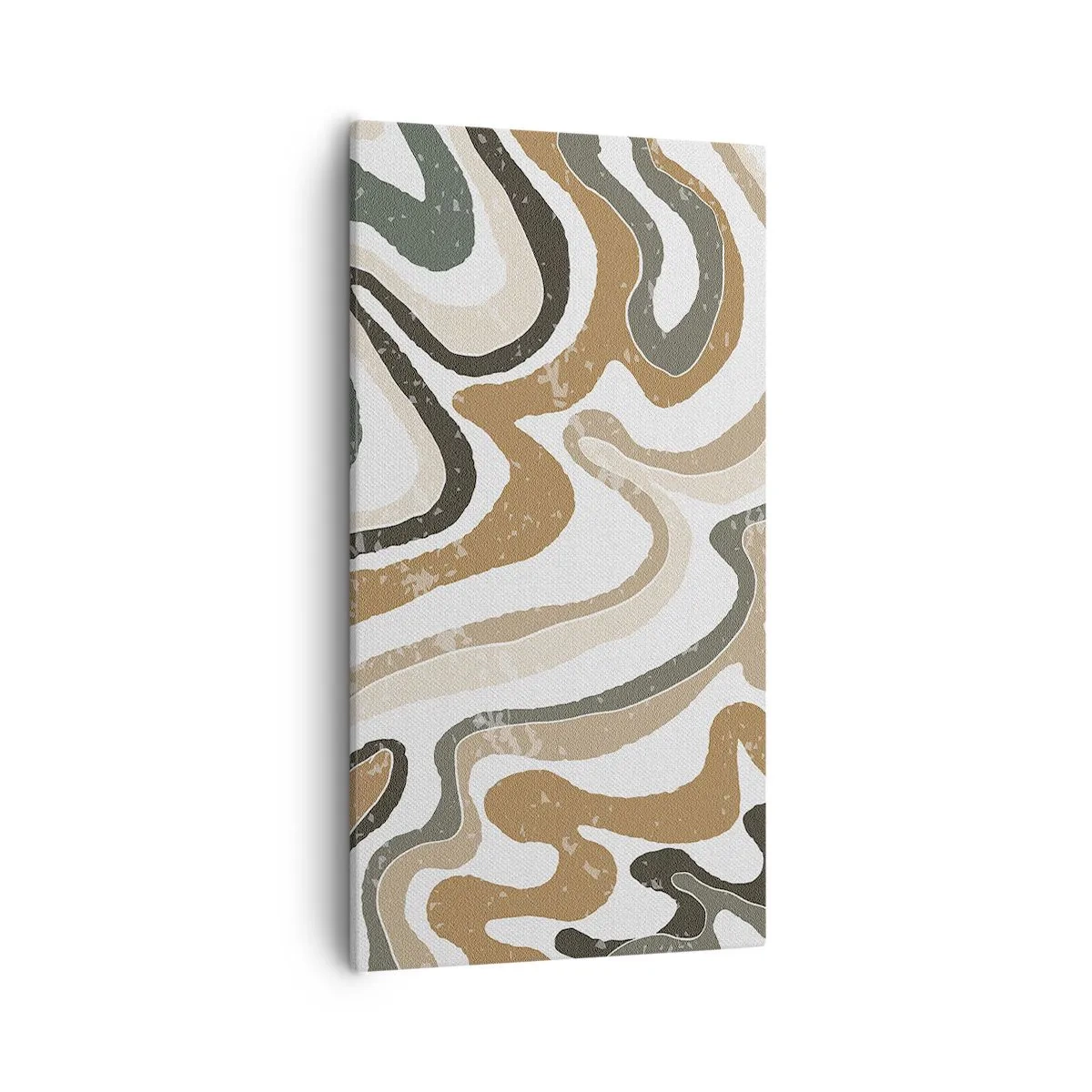 Impression sur toile - Image sur toile - Méandres de couleurs de la terre - 55x100 cm