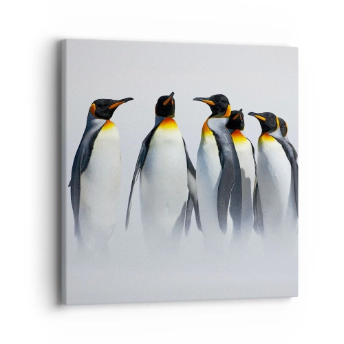 Impression sur toile - Image sur toile - Rencontre en robes de soirée - 40x40 cm