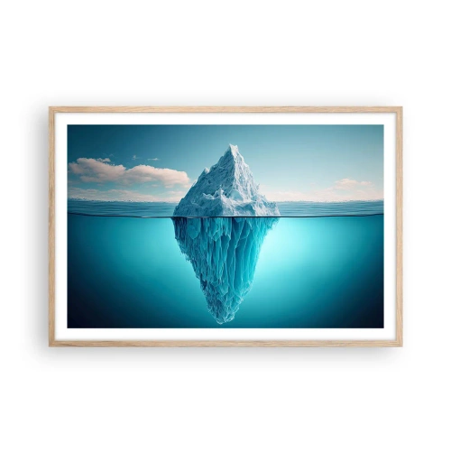 Affiche dans un chêne clair - Poster - Reine de Glace - 91x61 cm