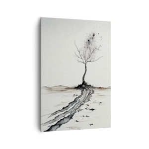 Impression sur toile - Image sur toile - Mélancolie hivernale - 70x100 cm